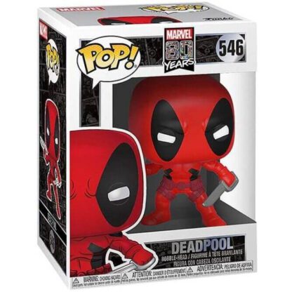 POP figure Marvel 80th First Appearance Deadpool Box
